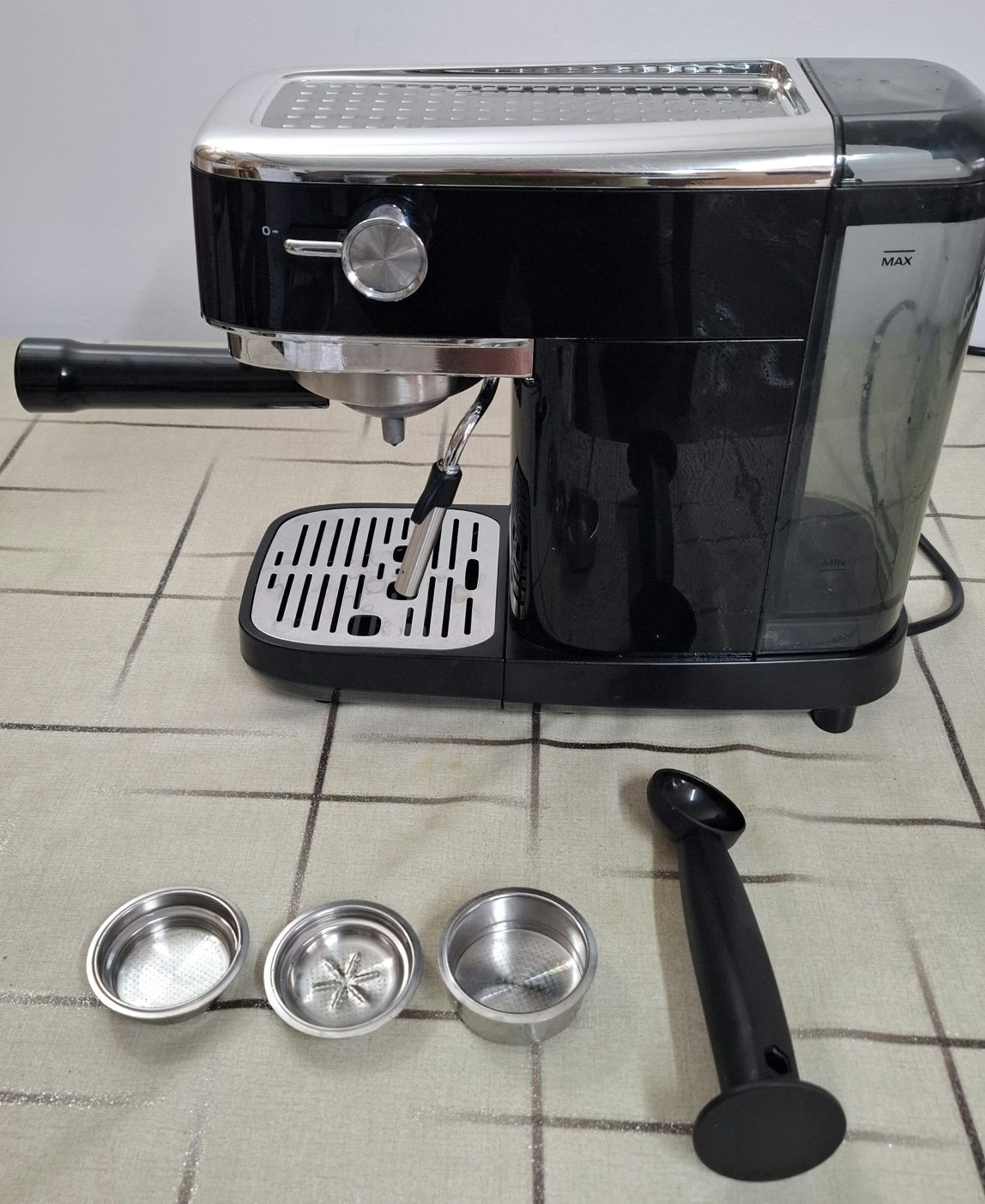 Кафемашина Ariete Espresso Slim Moderna Black,15bar,1300w,кафе, дози