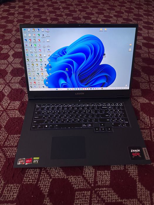 Lenovo legion 5 kuchli noutbuk (RTX 3060) AMD Ryzen 7 - 17ACH6H