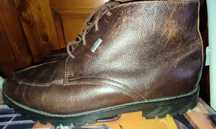 ghete piele goretex  42 maro imblanite