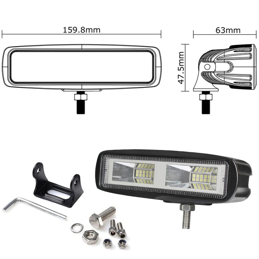 LED Диоден БАР - 36W - 16 СМ