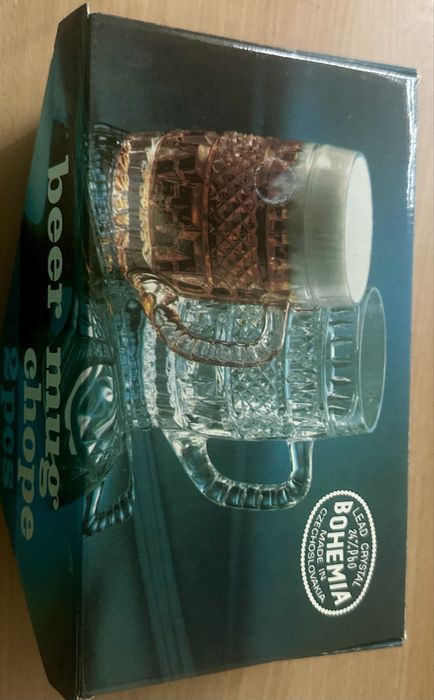 Ваза круглая, хрусталь чешский