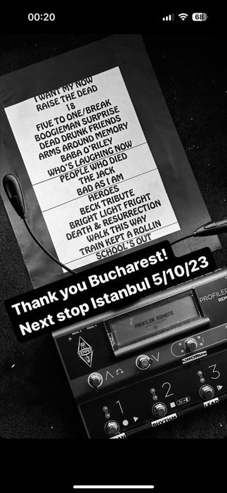 Baston Alice Cooper - Prins la Hollywood Vampires Bucuresti