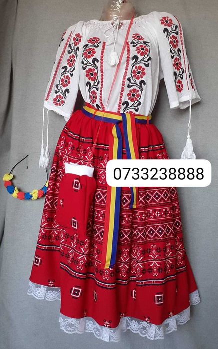 Costum popular pentru adulti,marime XL