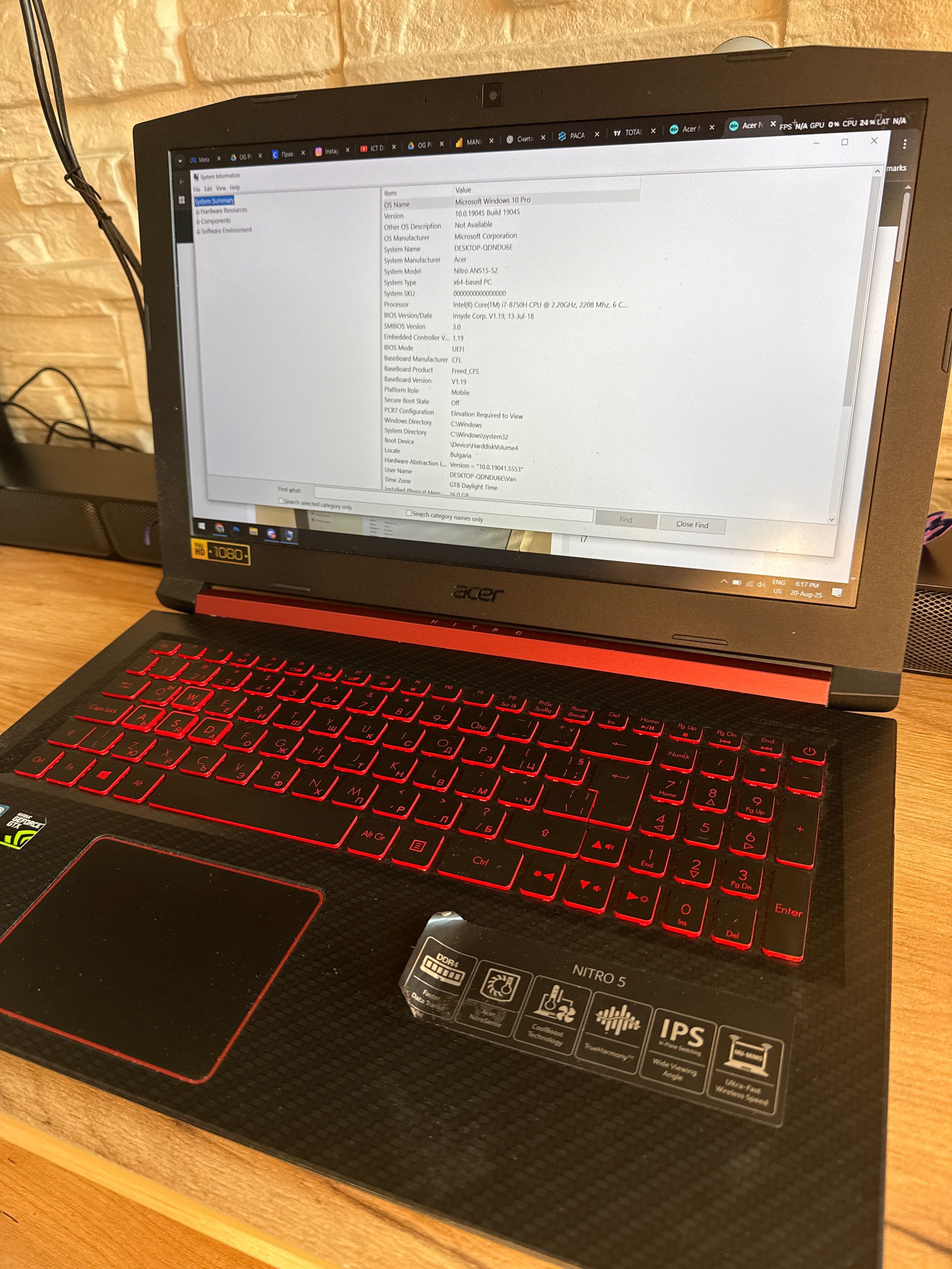 Acer Nitro 5 AN515-52