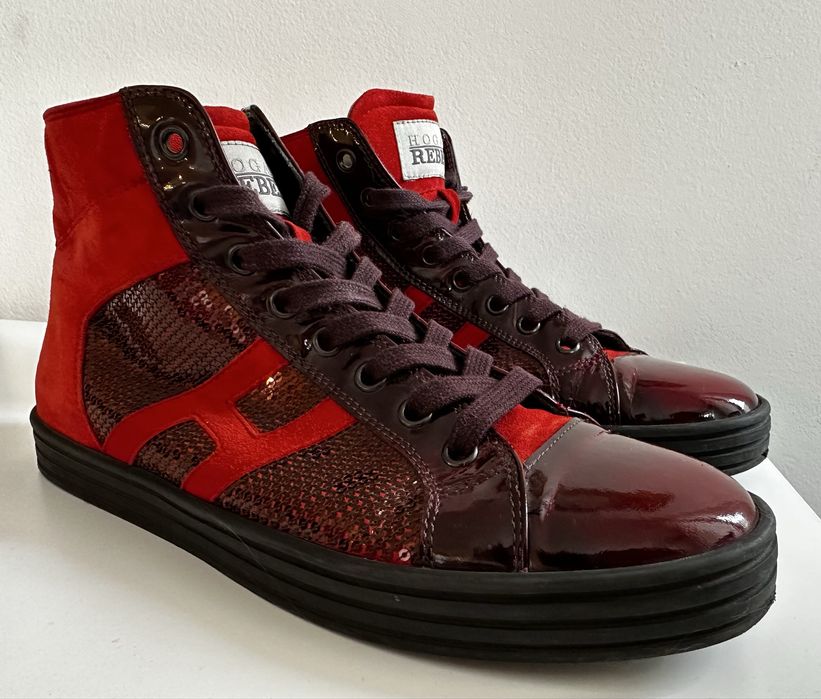 HOGAN REBEL червени кецове