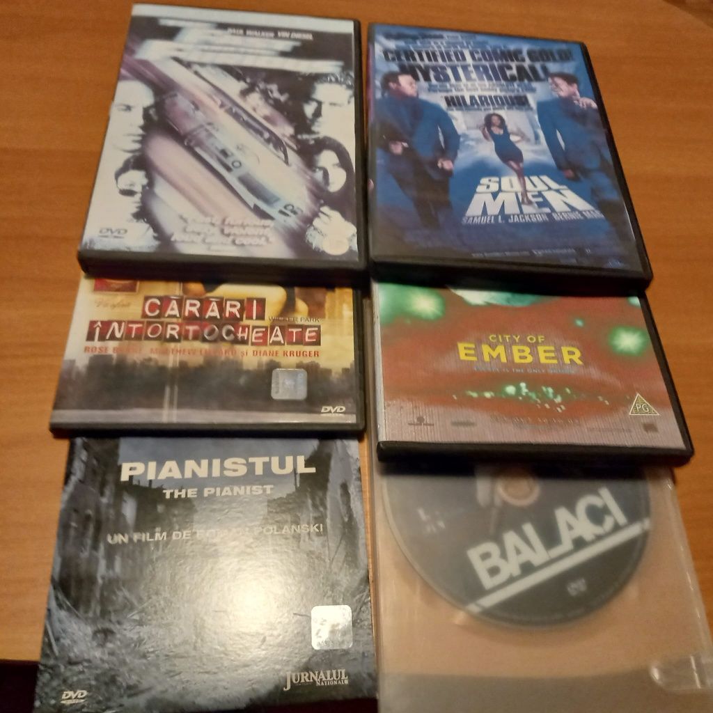 Dvd filme românești și străine, 80 bucăți