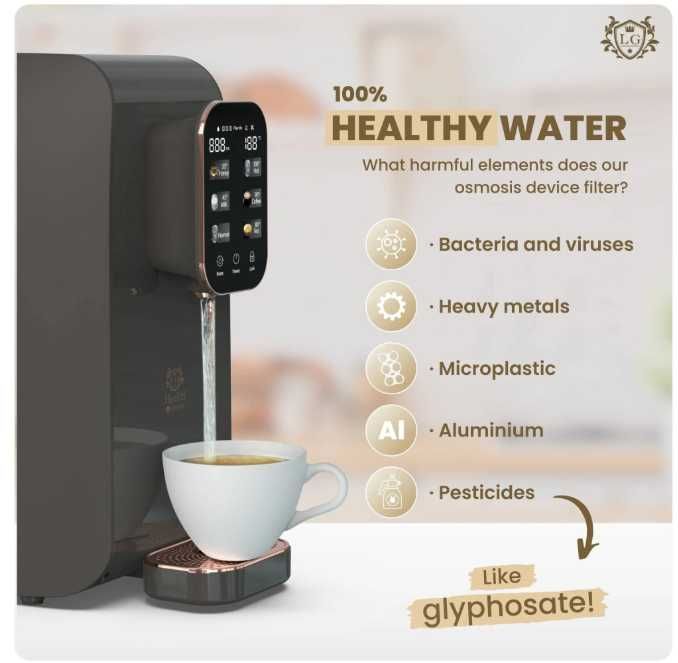Purificator Apa LG Health – Osmoza Inversa, 6 Temp., Rezervor 3L