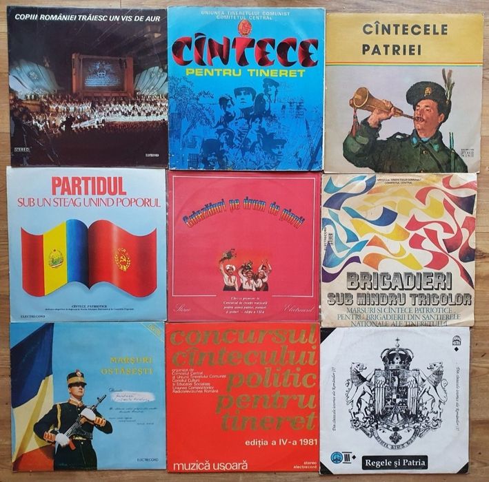 Discuri Vinil Cintece Patriotice Colinde G. Zamfir George Enescu Basme