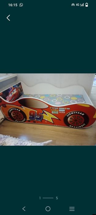 Машинка кровать детская