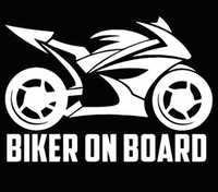 Стикери Biker on board / Respect for bikers