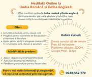Meditații online la limba și literatura română și limba engleză