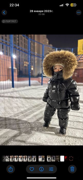 Продам детский комбез Moncler