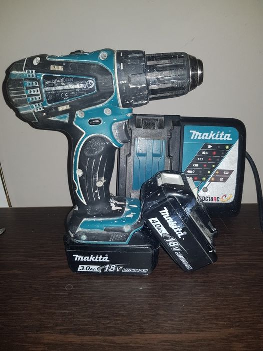 Акумулаторен Li-Ion винтоверт Makita DDF456 + ЗАРЯДНО + две батерии