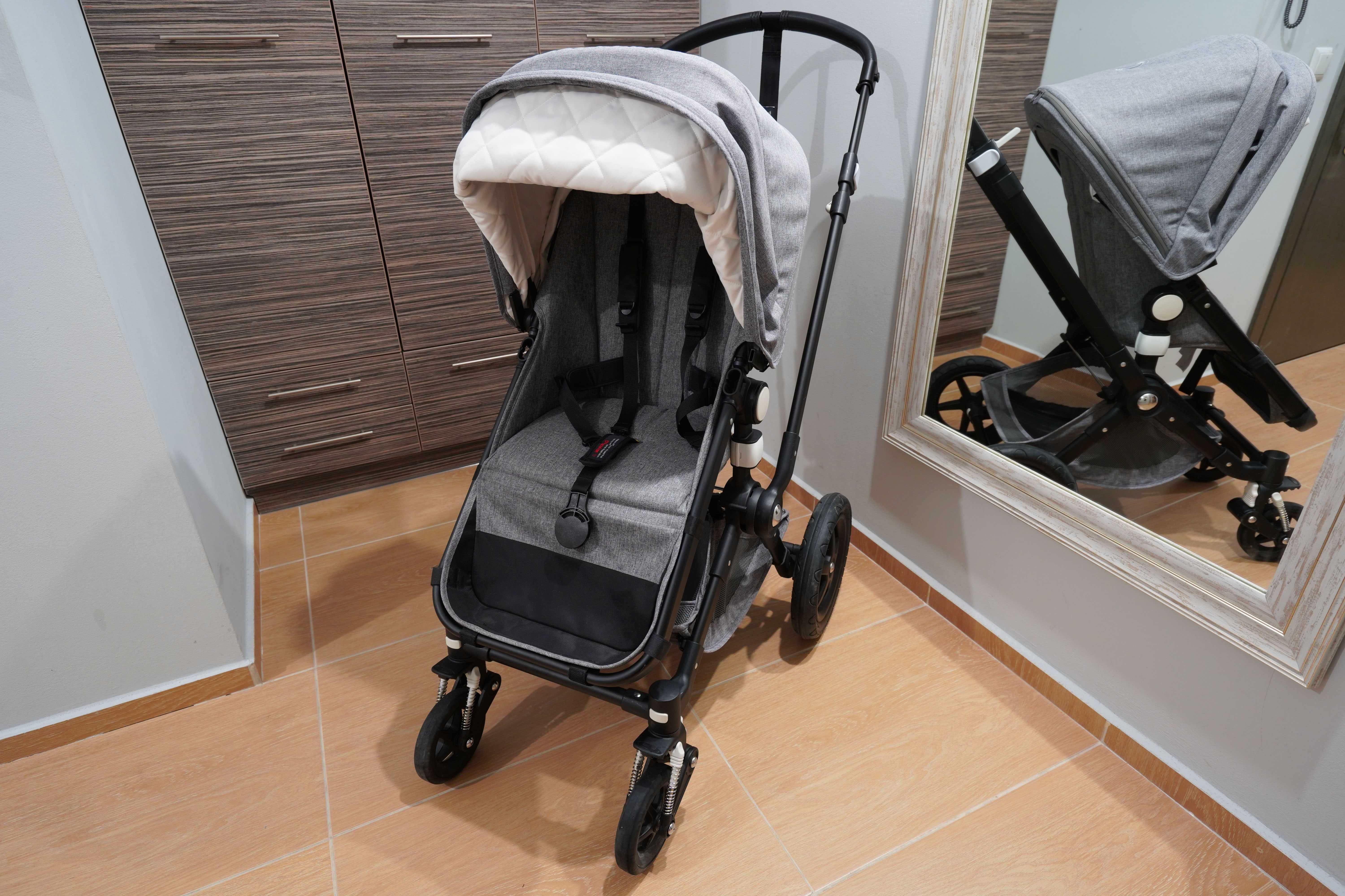 Дизайнерска количика Bogaboo Cameleon 3 Melange Grey + Бонуси Stokke