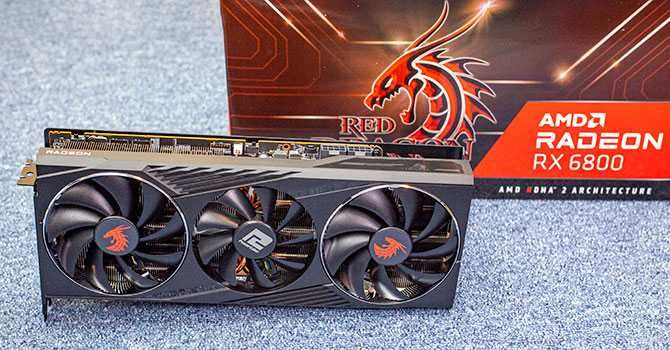 Power Color Red Dragon Radeon RX 6800 16GB GDDR6  Видео картa