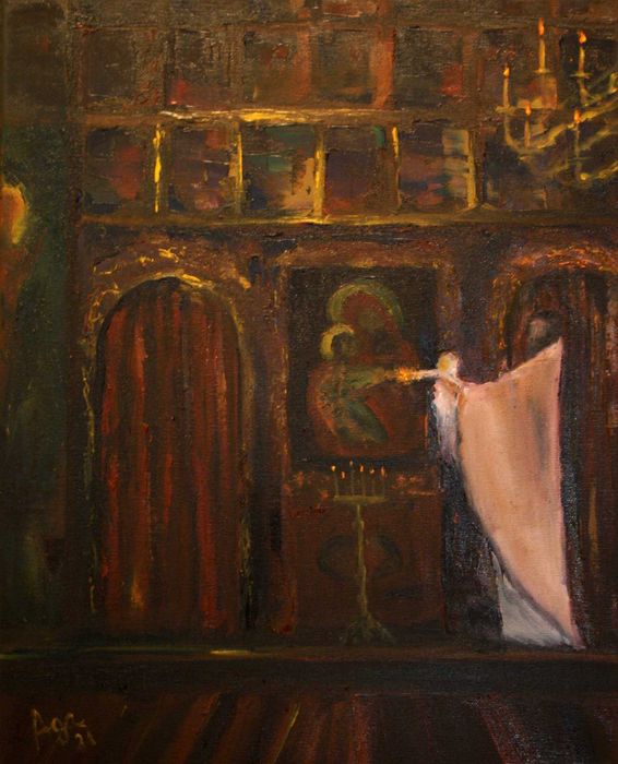 Tablouri pictate manual (maestrul Aga)