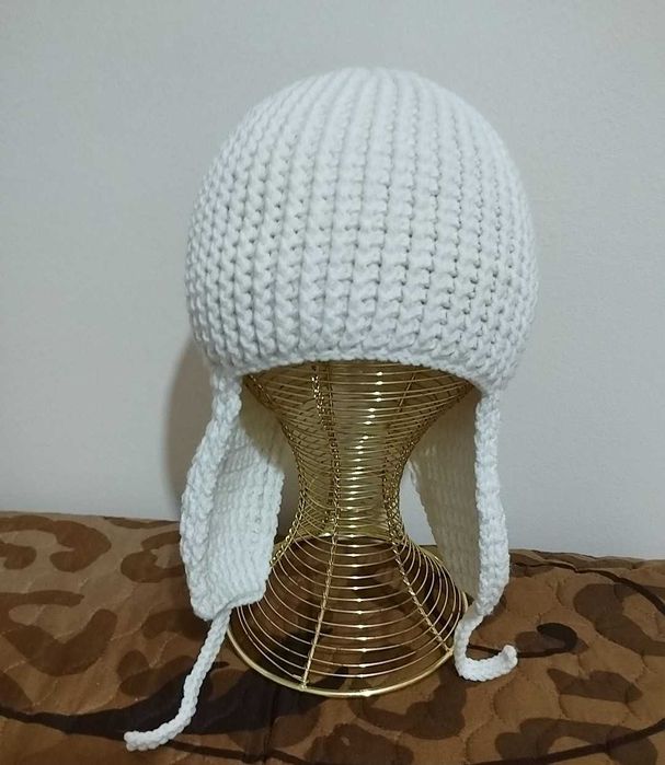 Шапки-ушанки, ручная работа