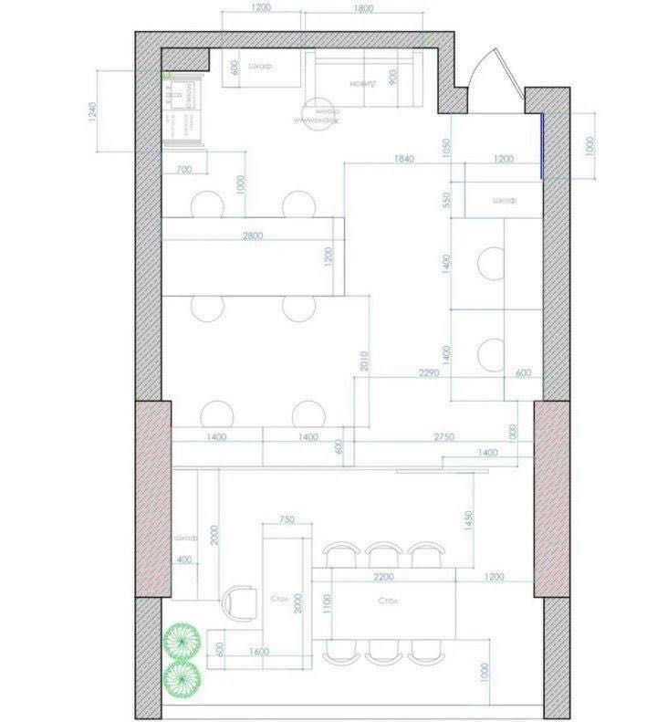 Аренда помещение, ЖК Nest one, 62м2