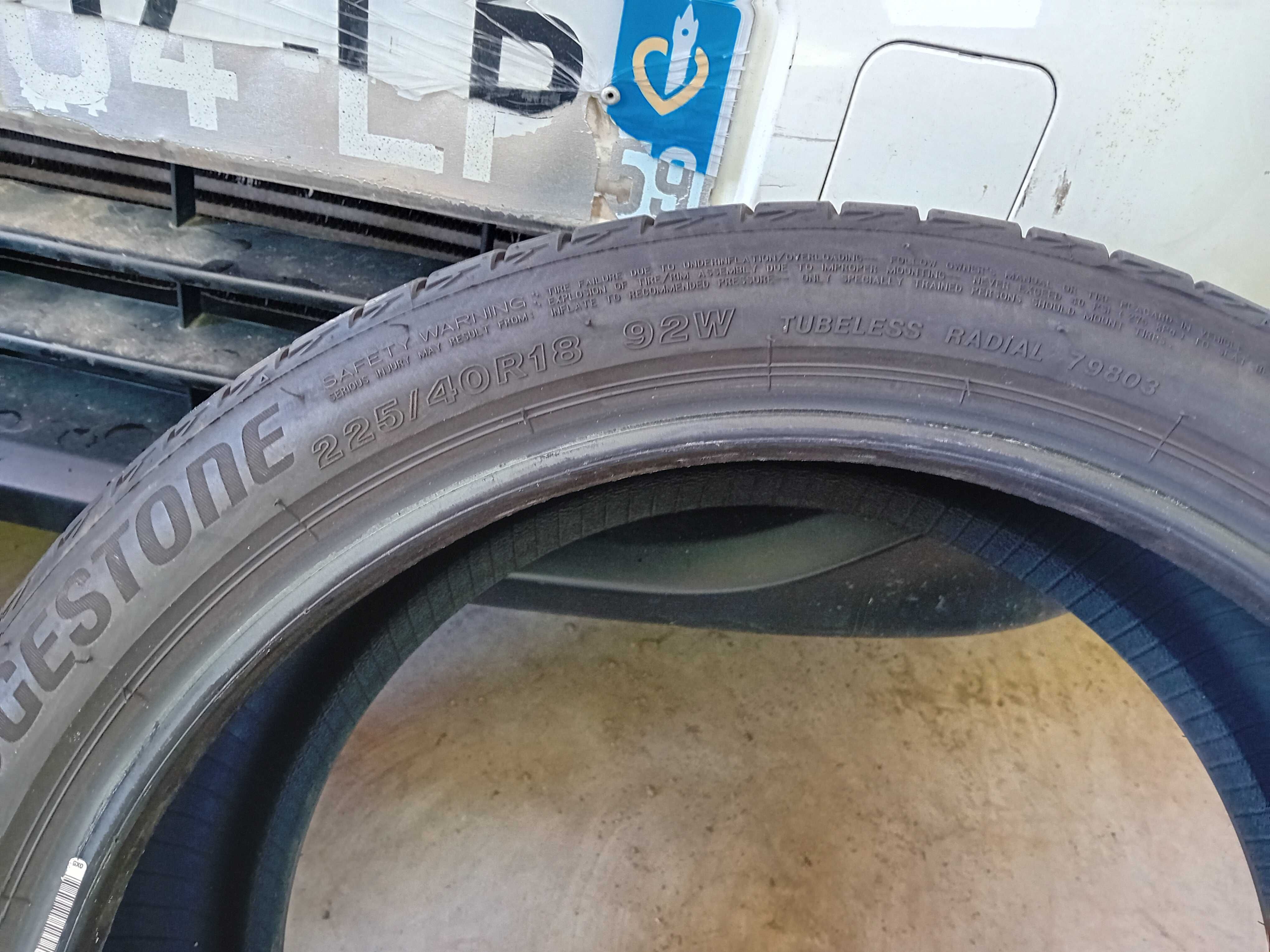 4бр.летни гуми  Brigestone 225 40 18 dot 4419 цената е за брой!