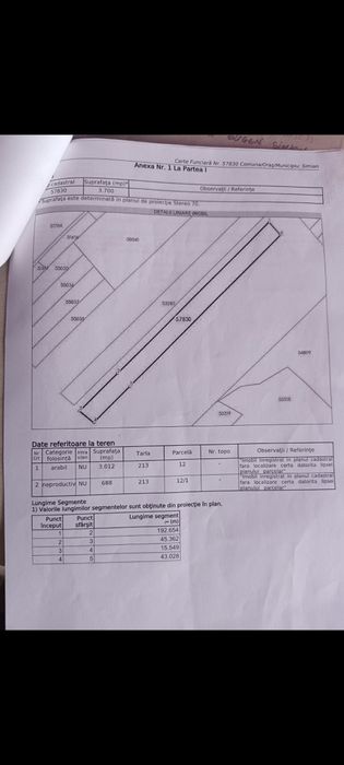 Teren între Simian și Hinova