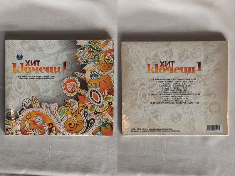 Компакт диск CD на Формация за Ромска Музика + ОРК. КРИСТАЛ + КЮЧЕЦИ !