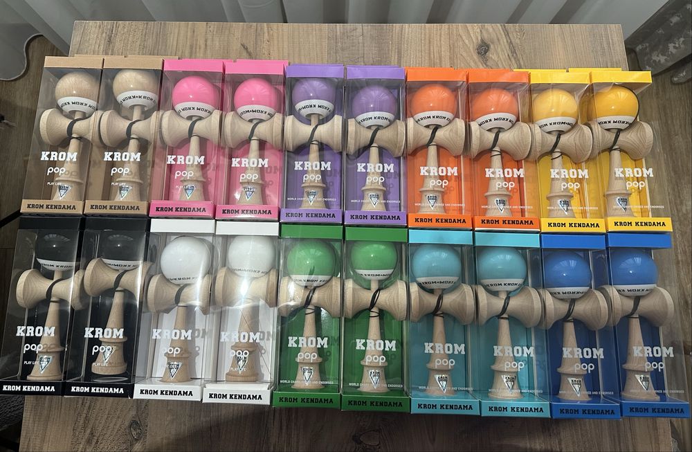 Kendama KROM Pop Lol sticky