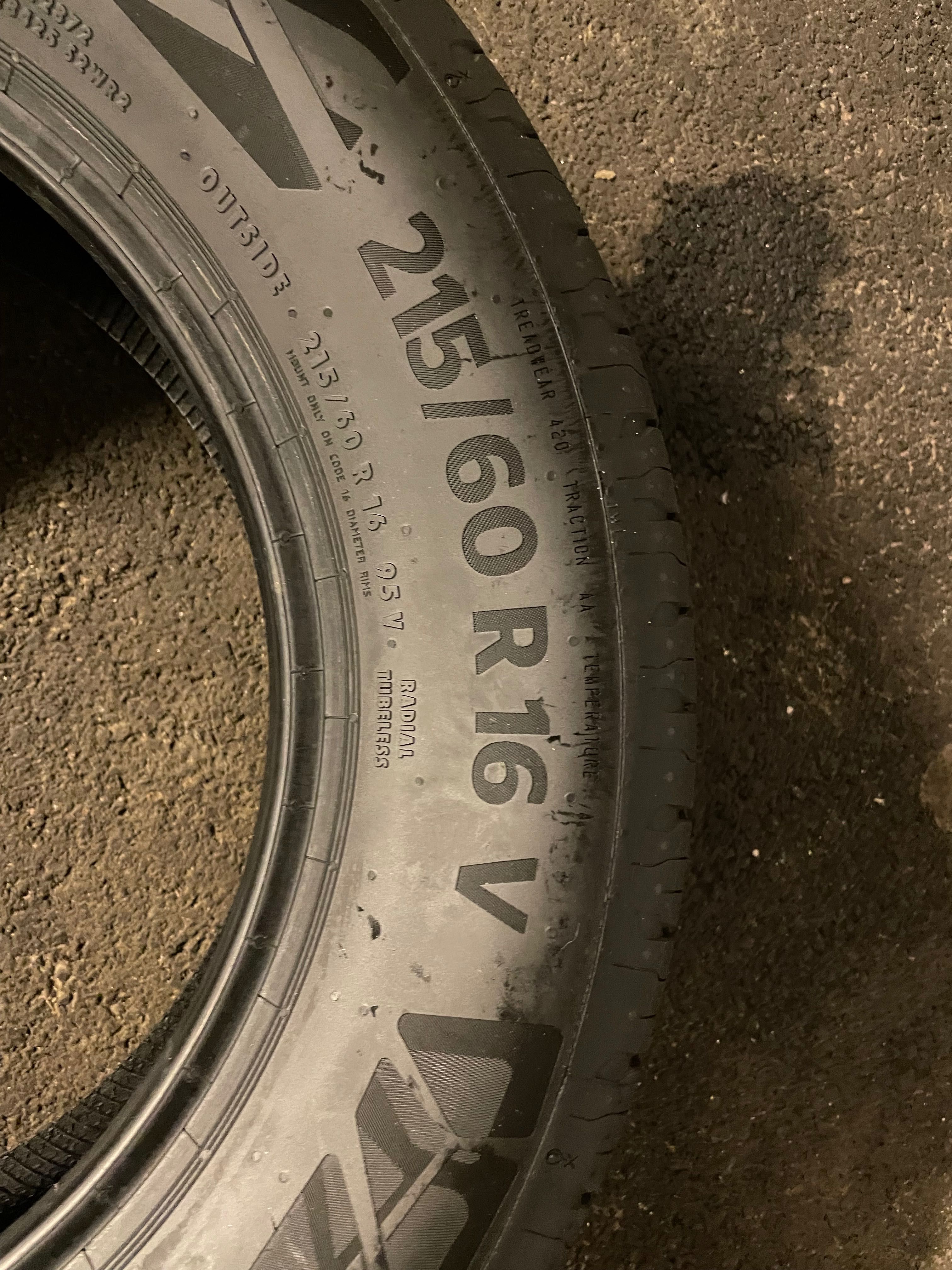 Anvelope noi de vara Continental 215/60 R16