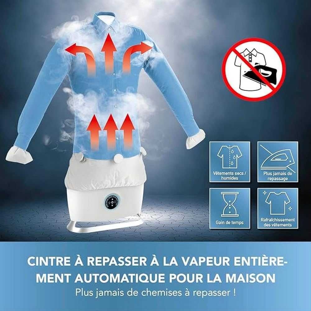Автоматично гладене за ризи и блузи CLEANmaxx, 1800W
