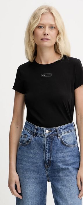 Оригинална тениска Armani Exchange  от памук в три цвята