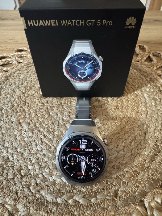Huawei watch Gt 5 pro.От 16.11.24-Виваком.Без документи.
