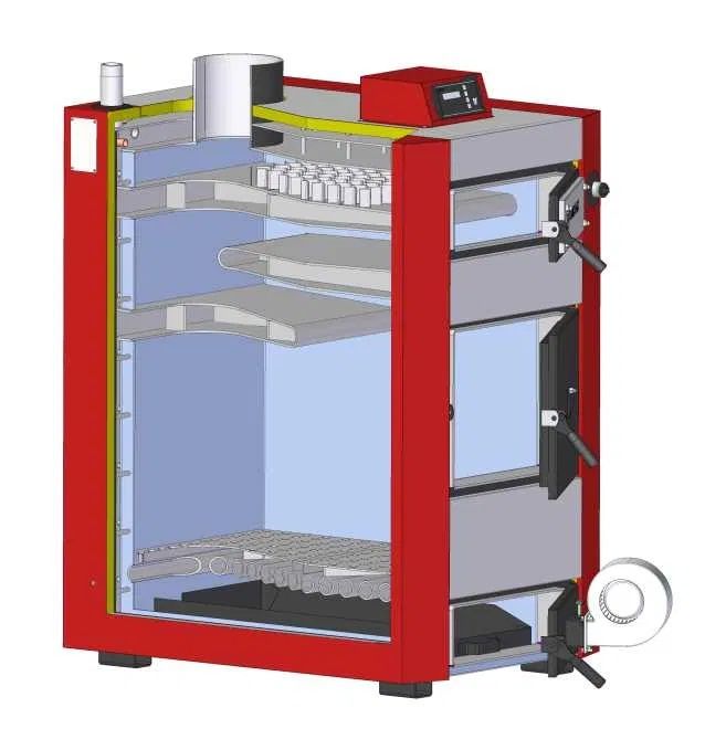 Centrala termica, cazan lemne cocs peleti, vas acumulare puffer boiler