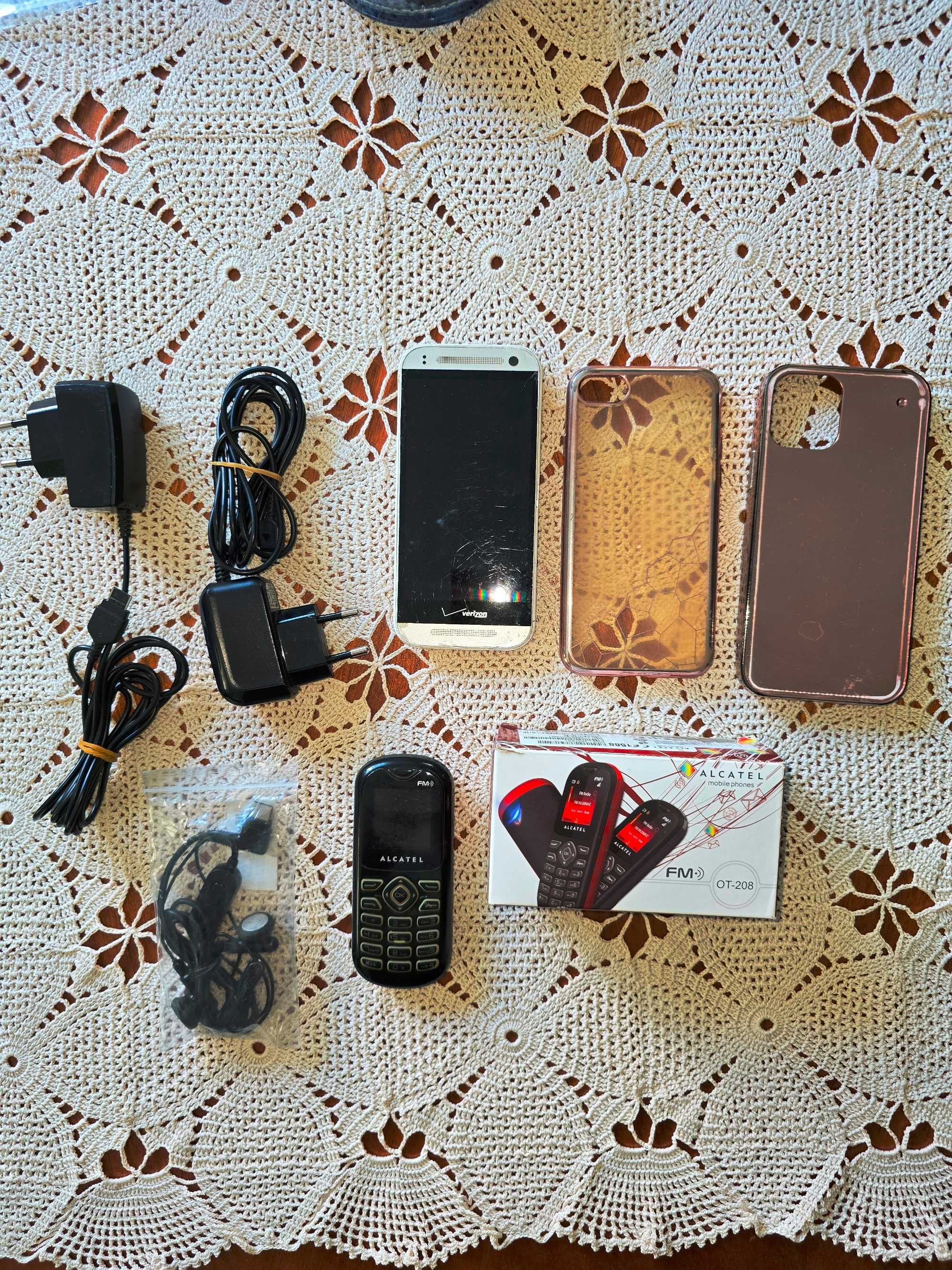 Продавам Alcatel,HTC, зарядни и хендс фри за Самсунг и кейсове