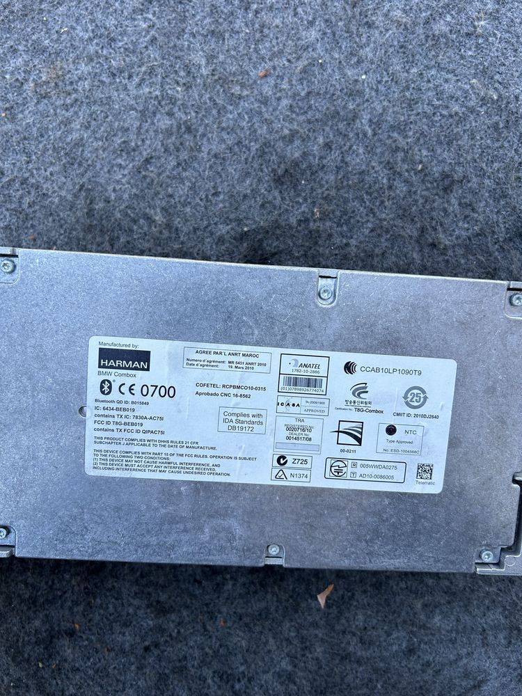 BMW F10 F30 F31 F12 F13 F06 F01 F25 Bluetooth Combox
