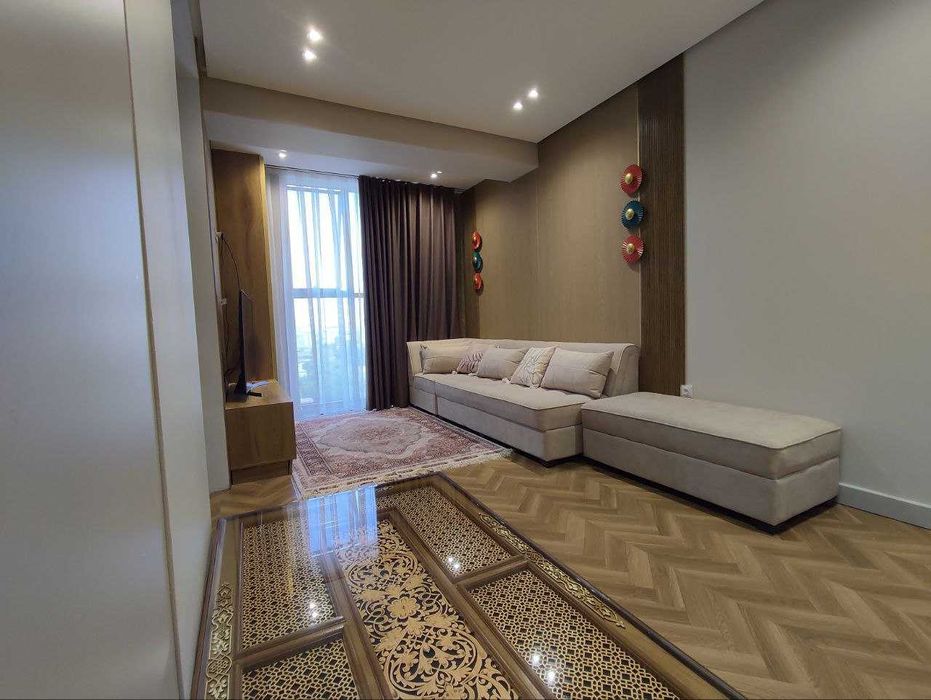 Продается 2 комнатная квартира с террасой на ЖК "ХON SAROY" Юнусабад.