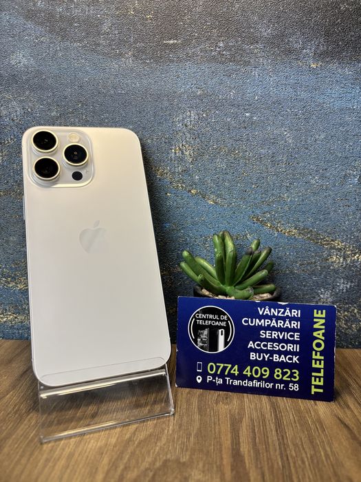 Iphone 15 Pro Max/256Gb/Garantie 2Ani Centrul de Telefoane/Rate