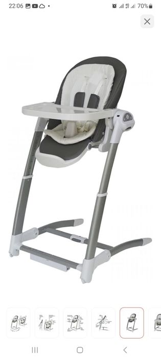 Стульчик качелях.