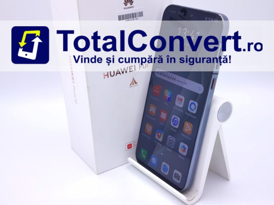 Huawei Pura 70 256GB Black 12GB Dual SIM, Garantie 24 luni | #D88628