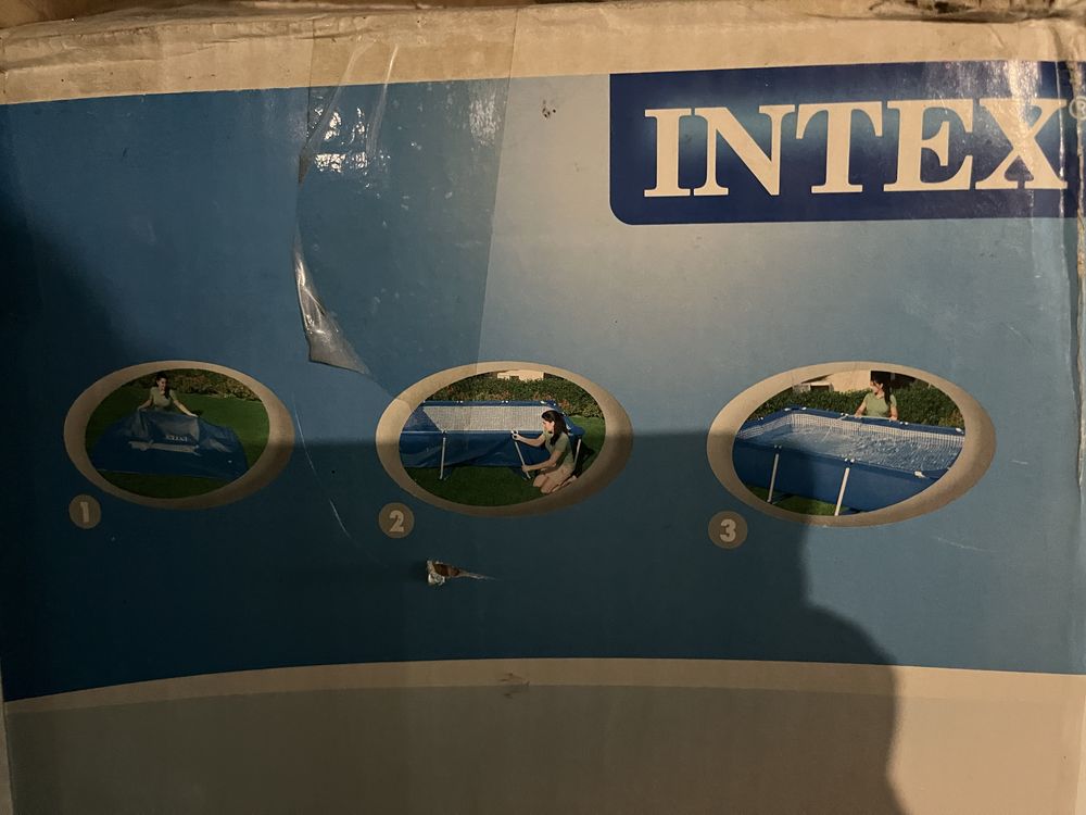 Бассейн INTEX каркасный+насос