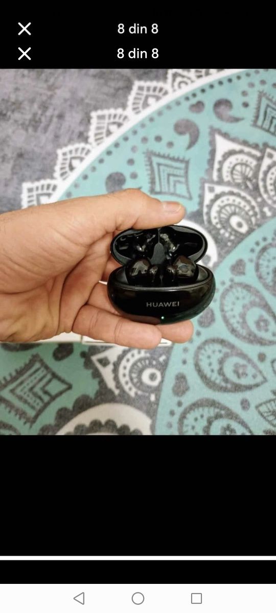 Vând telefon huawei nova 9 se si casti tot de la huawei ambele sunt la