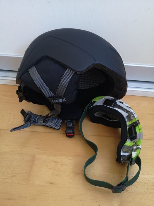 Casca noua protectie ski snowboard Uvex cu ochelari