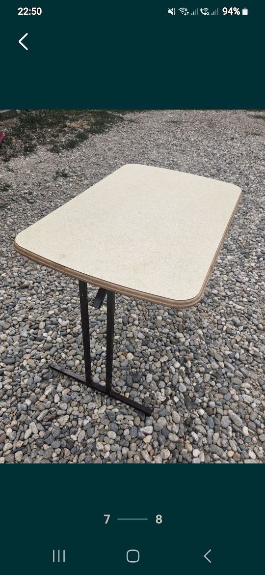 Masa pliabila dedicata rulota camper chemping
Inaltime de la pamant 68