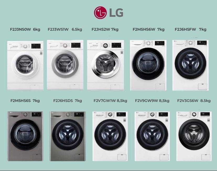 Стиральная машина LG 6/7/8,5/10,5 Kg все модели есть гaрантия 10 год!!