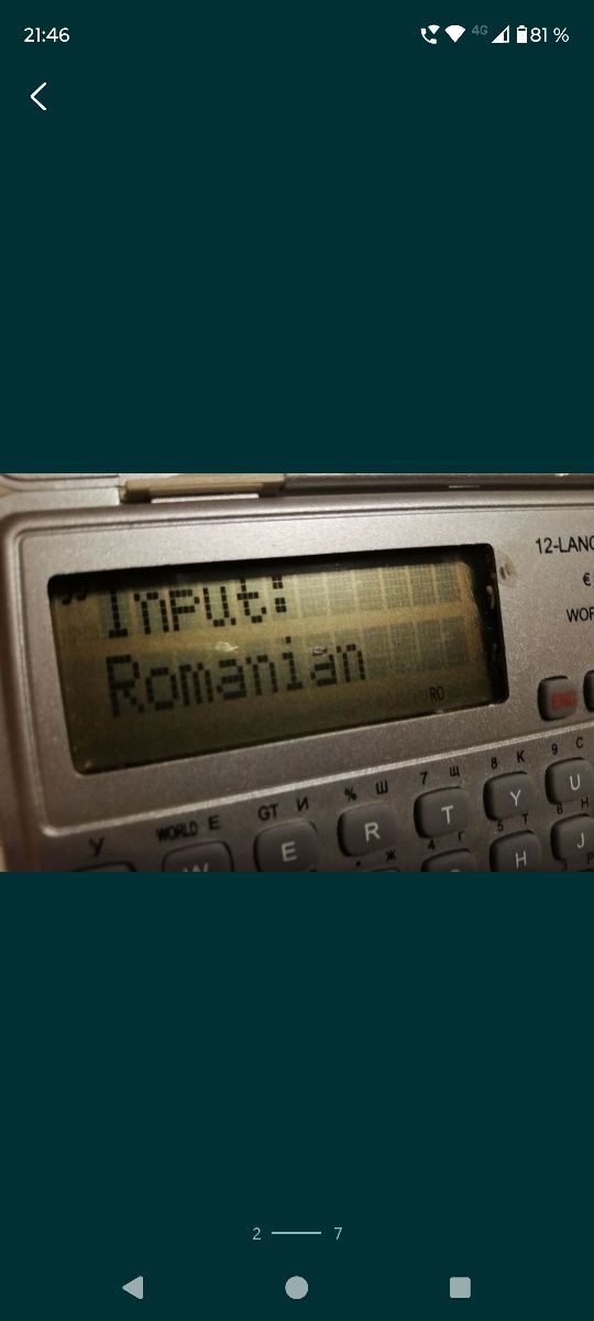 Translator 12 limbi si dictionar electronic