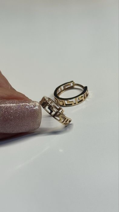 Золотые серьги 585