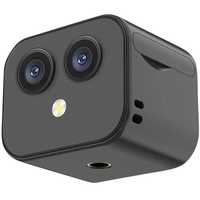Camera Spion cu doua lentile iUni D3, Wi-Fi, 4K, 170 grade