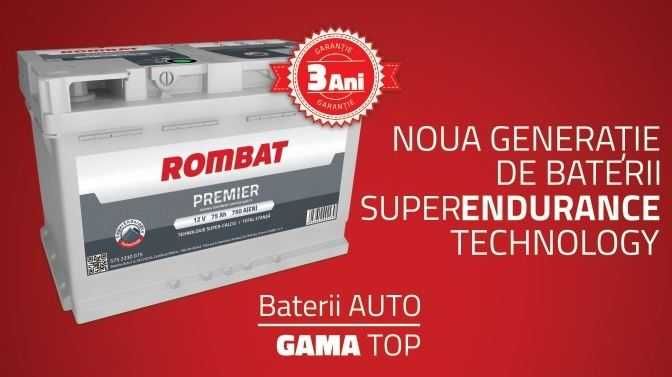 baterie auto -rombat -noi cu garantie!