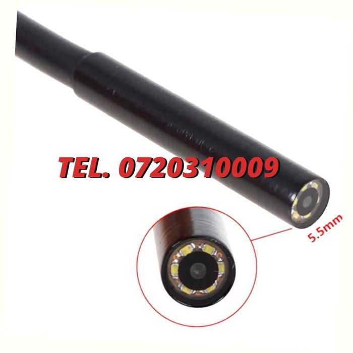 2 M Camera Endoscop boroscop 6 Led Inspectii Tehniceinstalatii