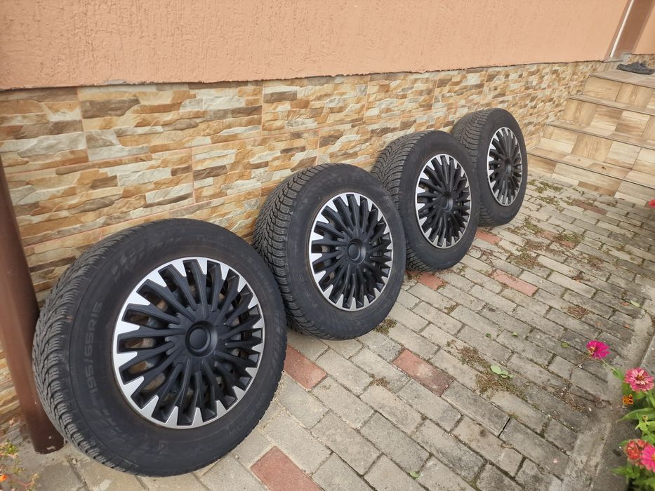 Cauciucuri iarna cu jante 195/65/ r15/5x112  ww /passat/audi/ golf /se