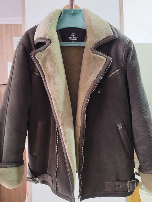 дубленка зимняя ,очень теплая