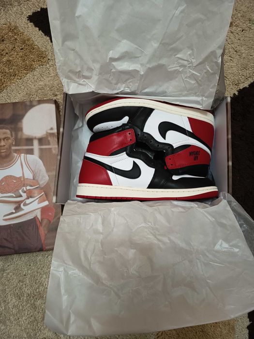 Jordan 1 High Black Toe 44.5